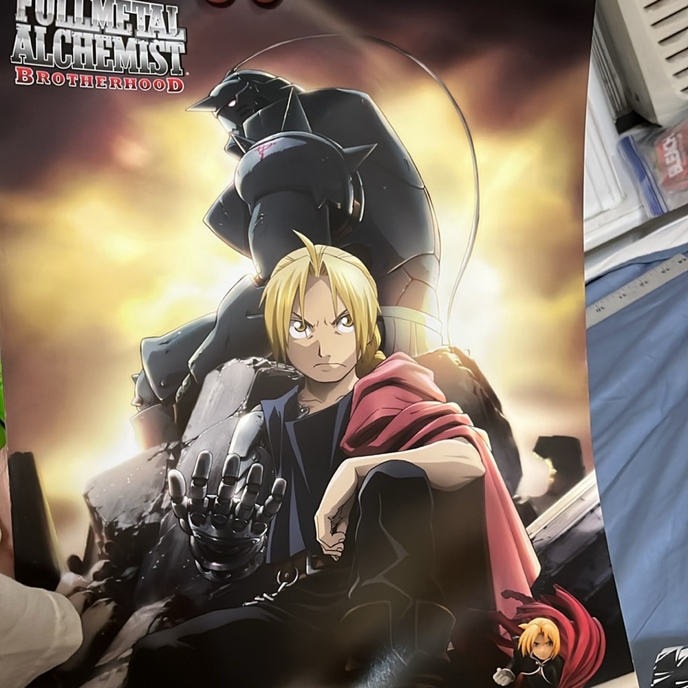 Full Metal Alchemist brotherhood poster NEW 18x24 2019 rare anime (My Last)